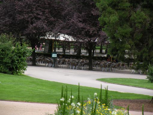  Terrasse de la brasserie du parc de la Pépinière